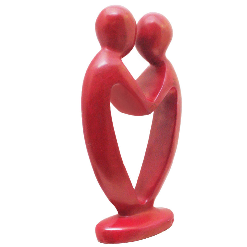 Menges People Figurines & Sculptures, Red, 8" H x 4" W X 2.5" D