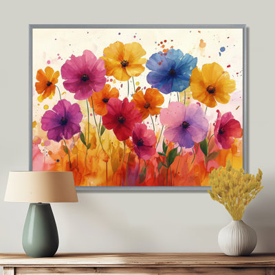Irenea Countryside Wildflower Summer Field - Wildflowers, art mural