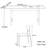 Rectangular family dining table