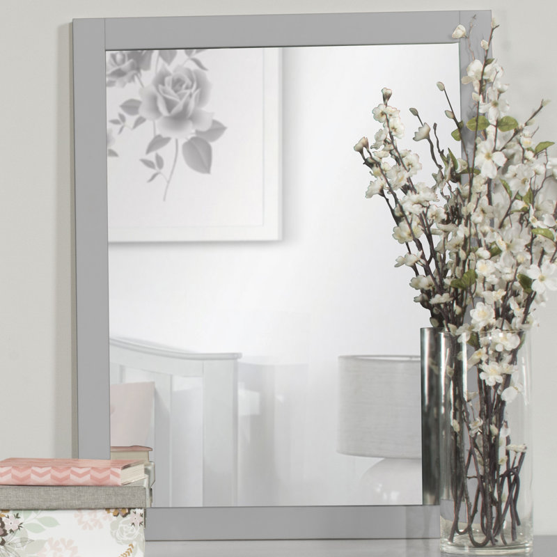 Miroir pour commode Harold, Gris