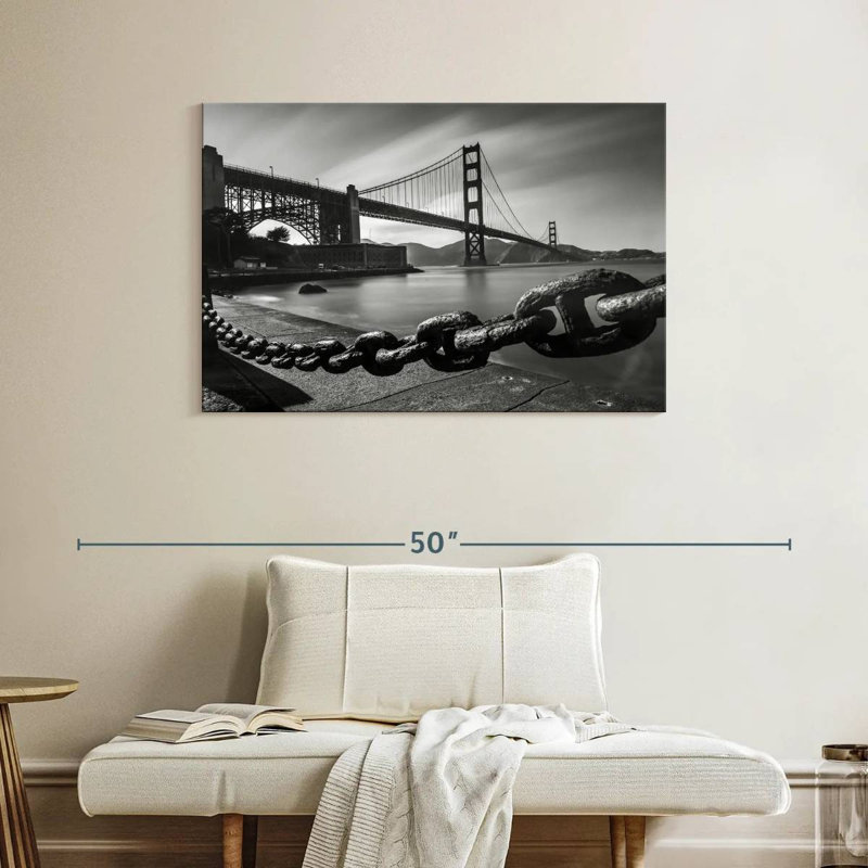 Lilie Golden Gate - monochrome, H 26 po x l 39 po