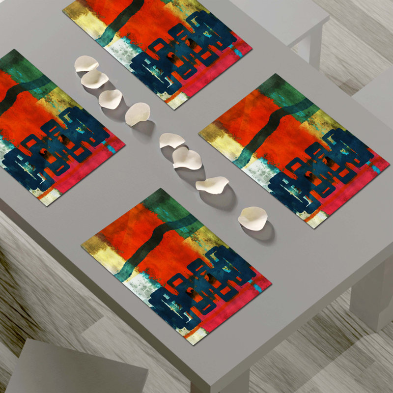 Polyester Abstract Placemat