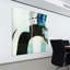 Ensemble d'art graphique mural en verre trempé sans cadre