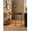 Tabouret de bar en cuir gris-1851920753