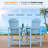 2-Piece Outdoor Adirondack Chairs With Removable Trays-109468725