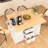 Large Folding Kitchen Island With 2 Drop Leaf, Power Outlet, Dining Table, 3 Drawers, Spice & Towel Rack, White 5 Motion, Stand,-1777911573