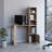 Computer Desk With Bookcase And Cabinet-198638426