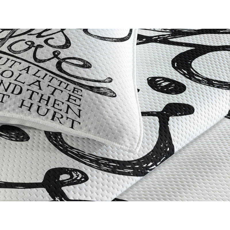 Coverlet, King Bedspread + 2 Shams