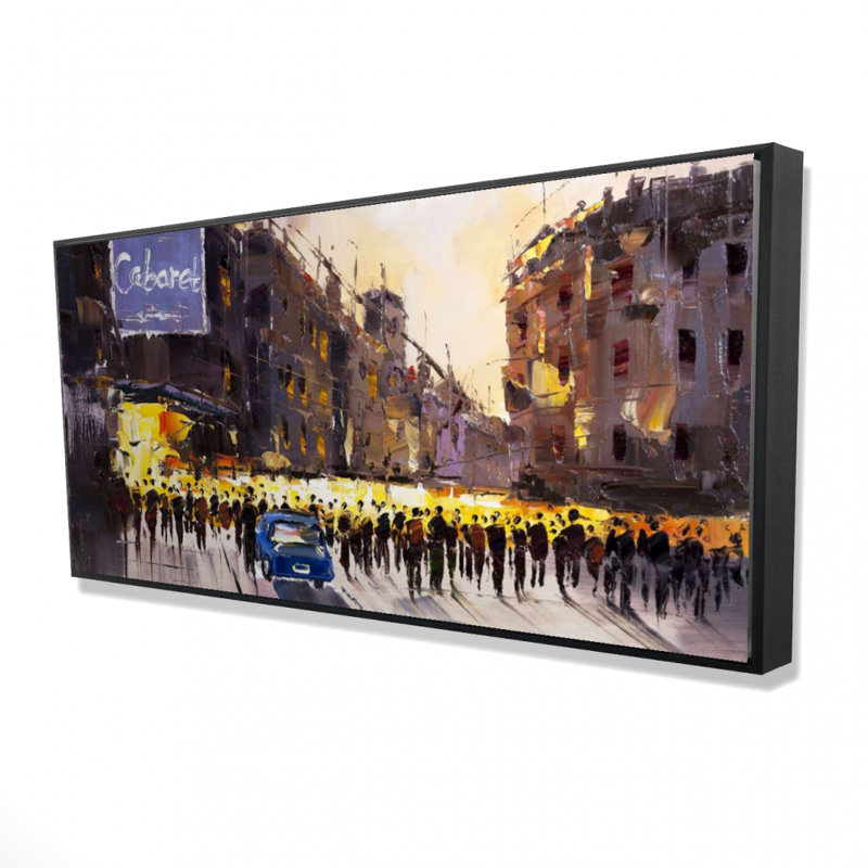 Ready for the show - 24"x48" Framed canvas