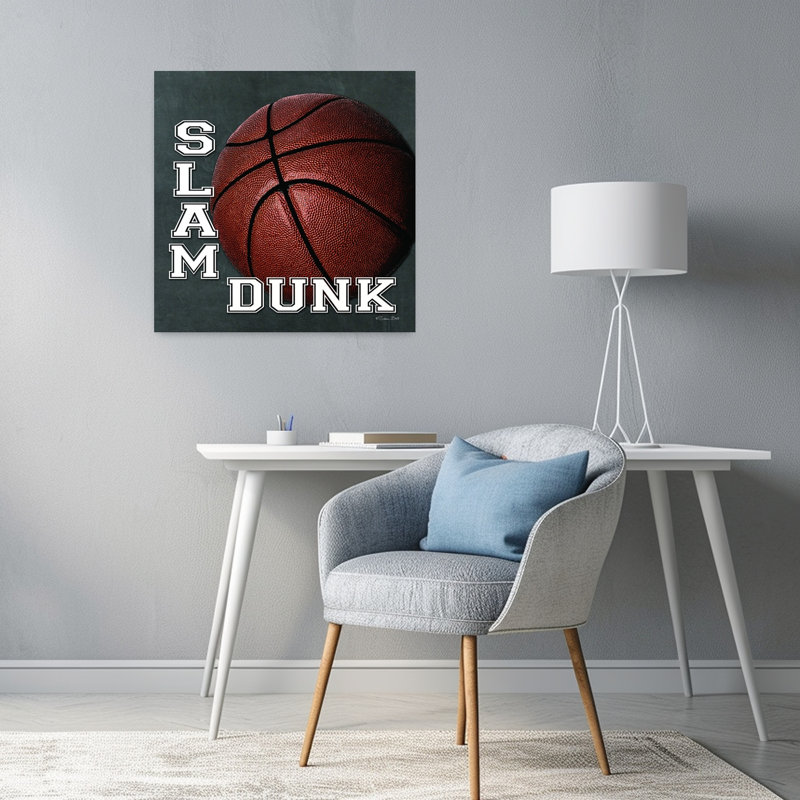 Slam Dunk, art contemporain, H 24 po x l 24 po