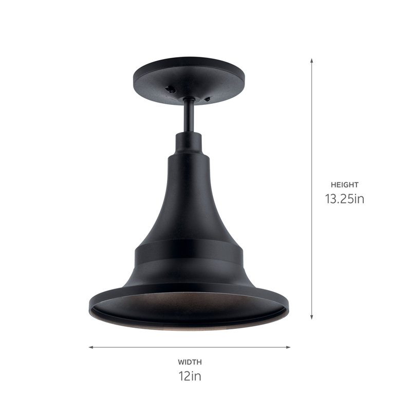 Gobin Outdoor Pendant, 53.25" H x 12" W x 12" D