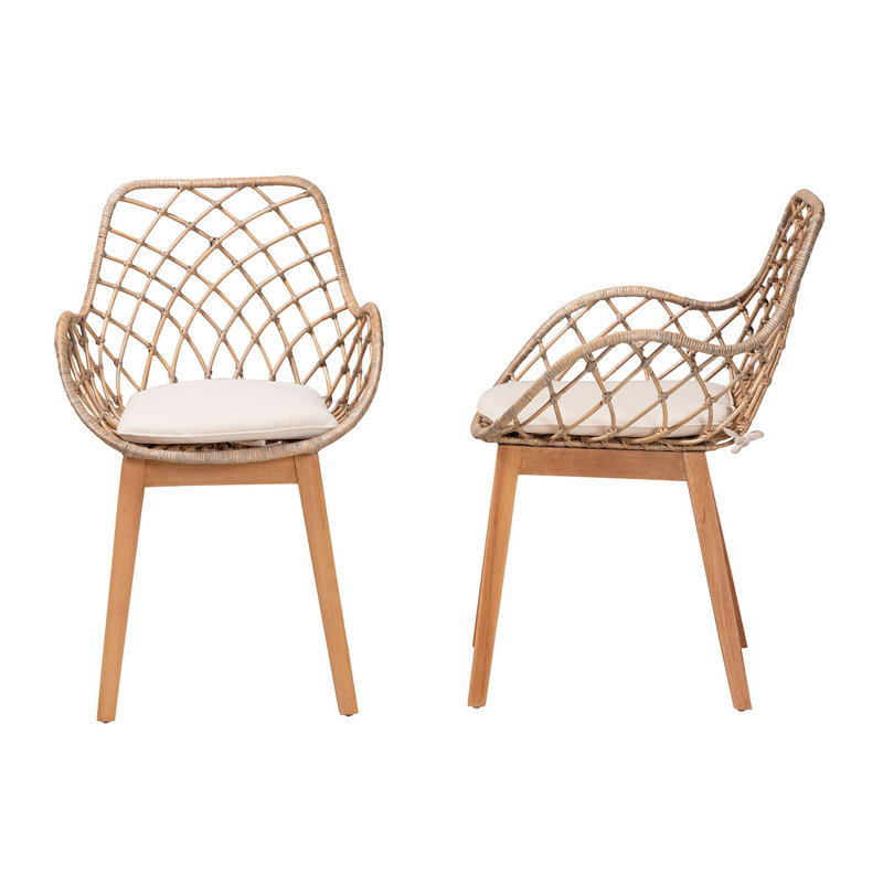 Ensemble de 2 chaises bohémiennes