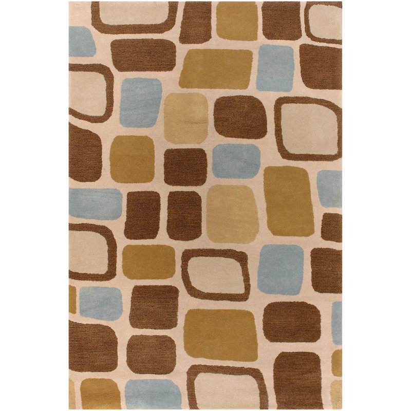 Performance Wool Abstract Indoor Rug, Rectangle 5' x 7'6"