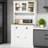 71" Tall Freestanding Kitchen Cabinet White-1360845528
