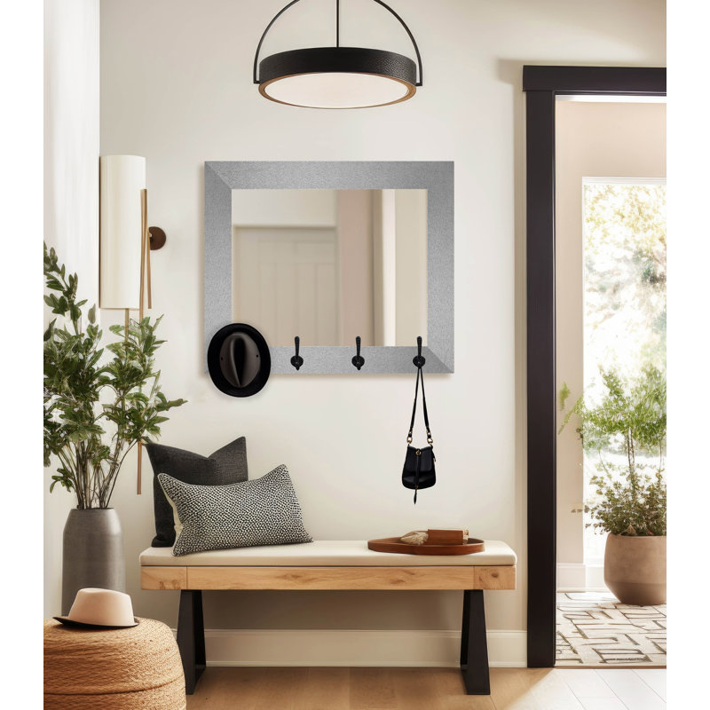 Miroir décoratif patiné