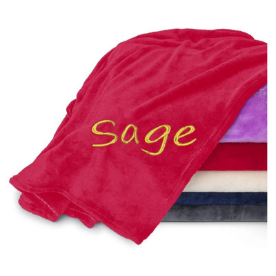 Personalized Blankets Soft Cozy Fleece Blanket