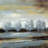 Grey Landscape Framed Canvas - Trees Blue for Home Decor