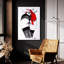 «Red Taboo» par Loui Jover, art mural en verre acrylique-916464877
