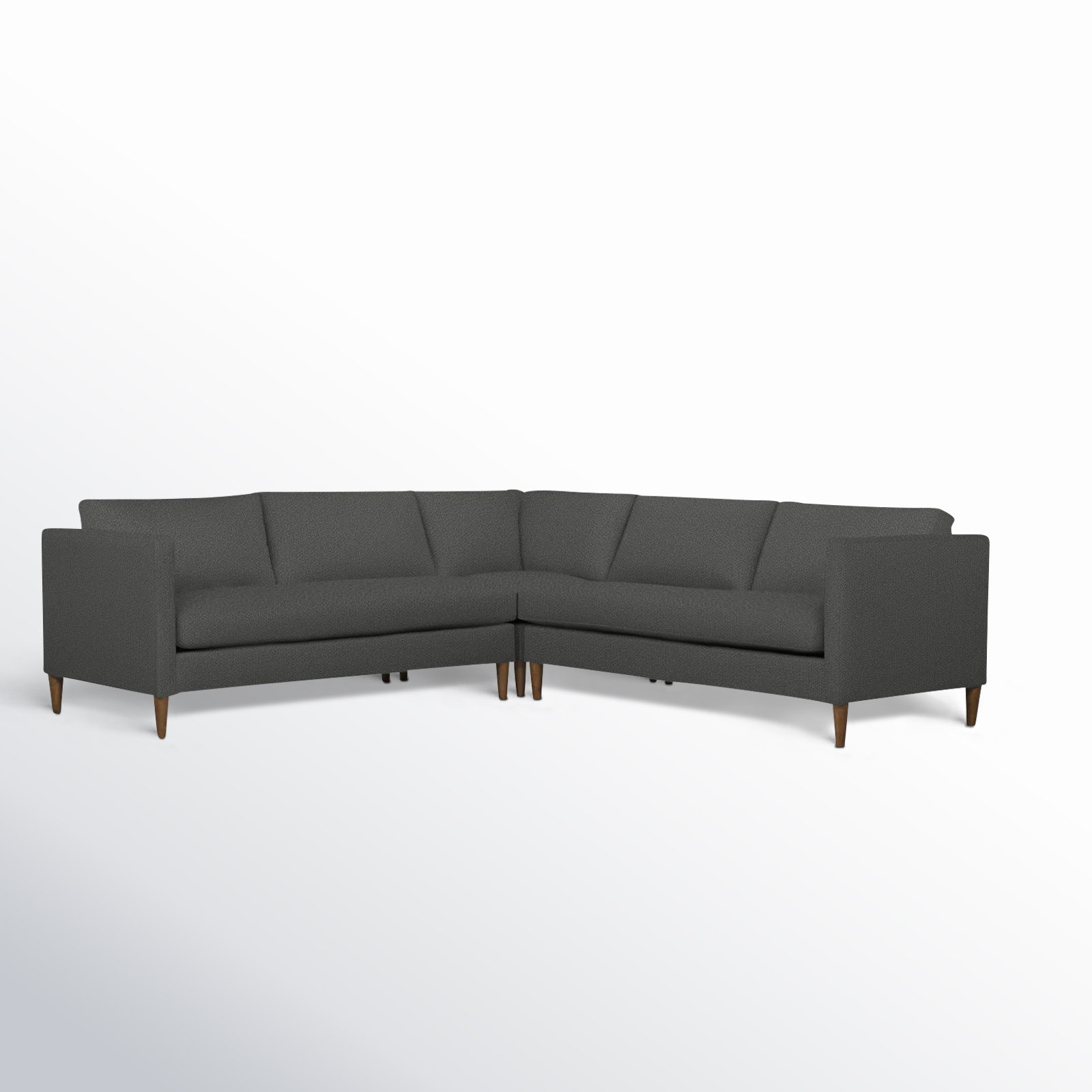 Clifford Sectional, Davis Smoke Bouclé