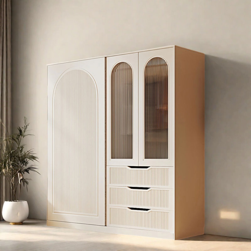 Modern Simple And Luxurious Wardrobe, 82.68" H x 55.12" W x 22.83" D