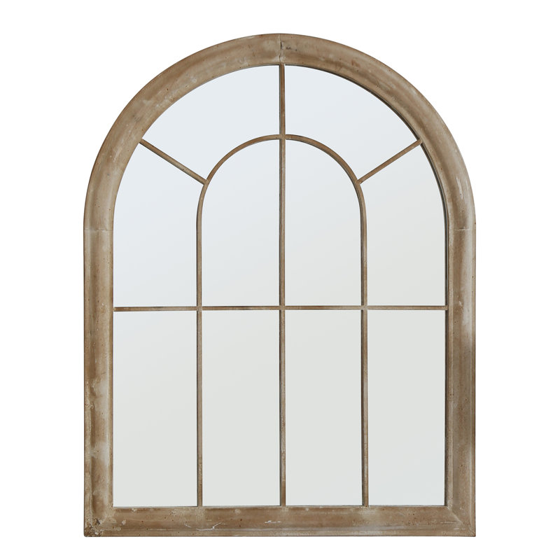 Hondah Wood Arch Wall Mirror