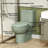 Elongated One Piece Toilet with 17" ADA Comfort Chair Height Seat Compact Toilet for Bathroom Dual Flush 0.8/1.28GPF, 12'' Rough-in, High Efficiency Flush-128514149