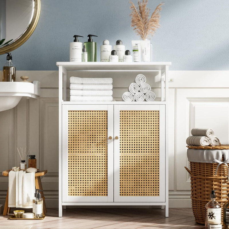 Bamboo Freestanding Bathroom Cabinet