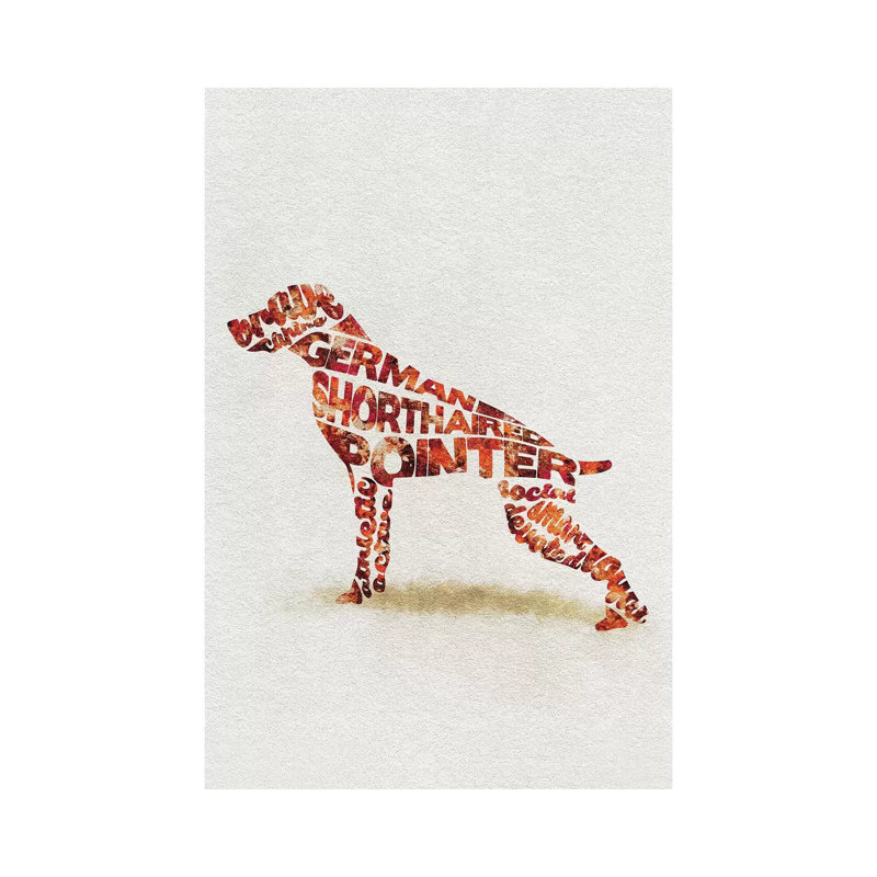 German Shorthaired Pointer by Ayse Deniz Akerman - Wrapped Canvas Print, 30.48 cm H x 45.72 cm W