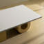Table basse ovale en bois