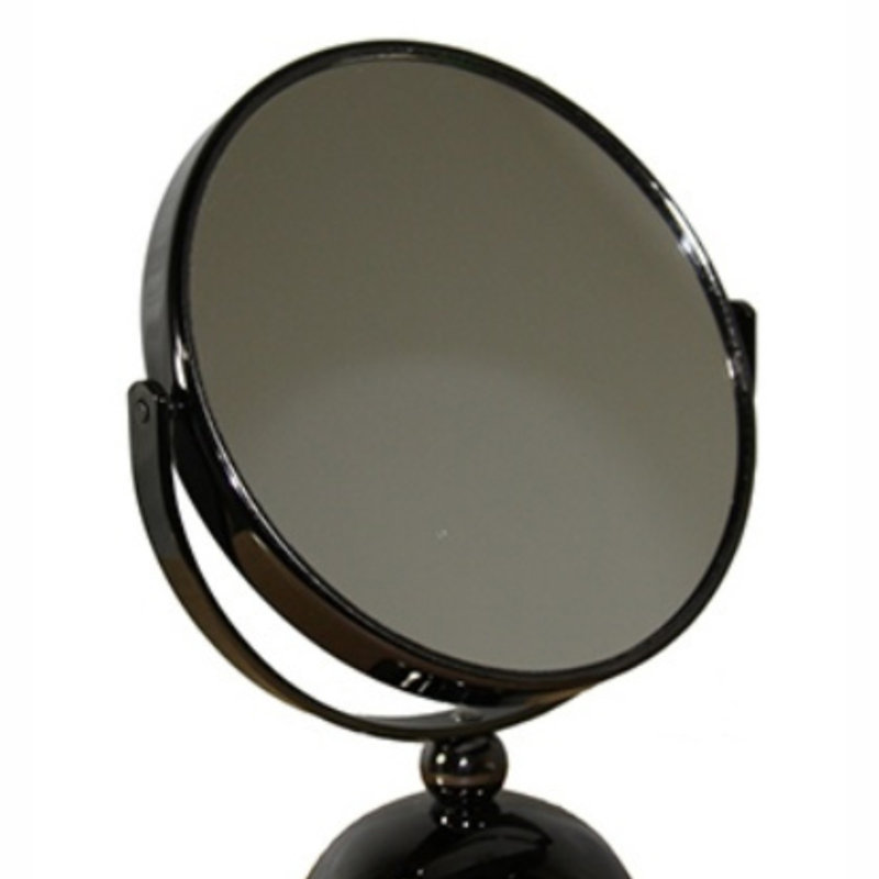 Miroir de maquillage chromé de 5,5 po de diamètre (miroir inclus seulement)