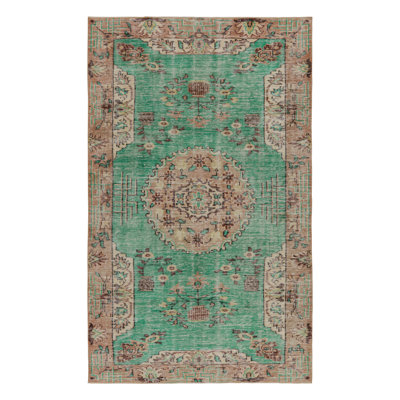 One-of-a-Kind 5'4" X 8'9" 1960s Wool Area Rug