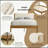 Rubberwood Platform Bed In Light Walnut