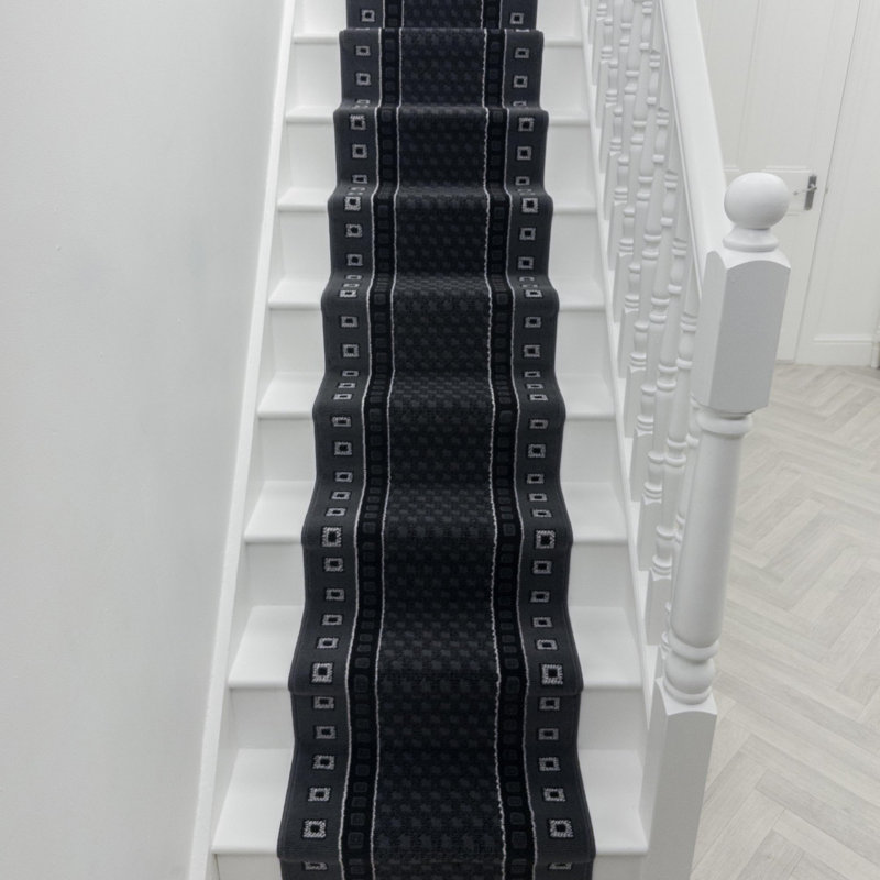 Stair Runner Geometric Area Rug, Stair Runner 60 x 450 cm