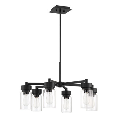 Lustre d'extérieur noir à 1 ampoule H 10,23 po Soizic