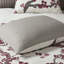Housse de couette pour très grand lit - coton, motif de losanges, fleurs de cerisier en fleurs élégantes 100% coton, motif floral, attaches intérieures,
