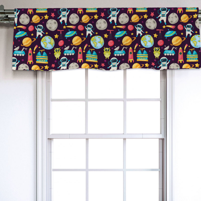 Sateen Ruffled Window Valance