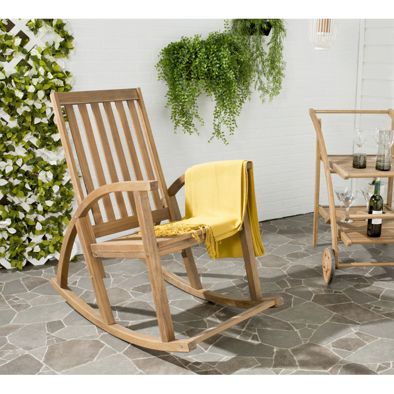 Bross Acacia Outdoor Chair, Natural