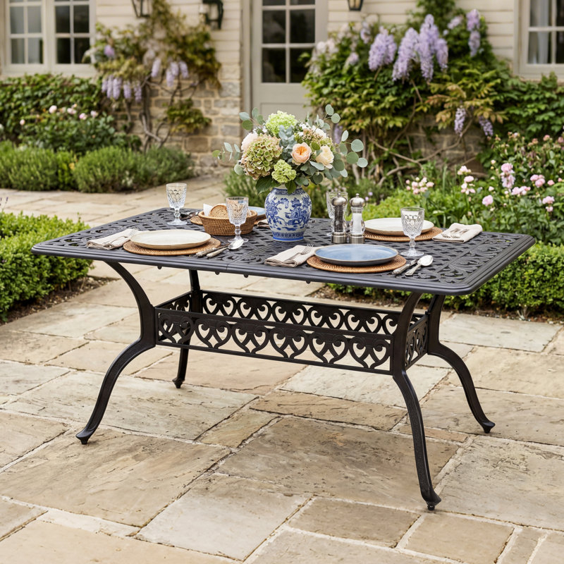 Rectangular Outdoor Dining Table , 35.43 " W 59.06 " D