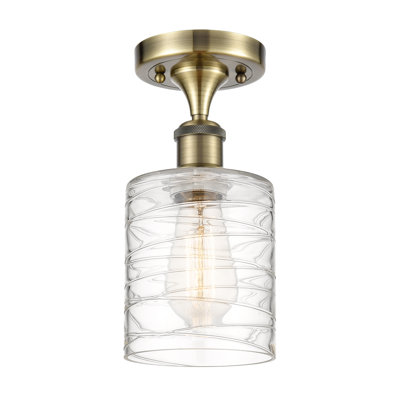 Leilani Glass Semi Flush Mount