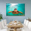 Tortue verte de Maui sur toile-1325578234