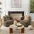 Jaydin 34" W Upholstered Swivel Barrel Chair-495801025