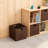 Handwoven Paper Rope Storage Baskets Set Of 4, Foldable Cube Organizers With Handles For Bedroom Living Room Closet, Sturdy Decorative Storage Bins For Clothes Toys Books-798434293-798434295