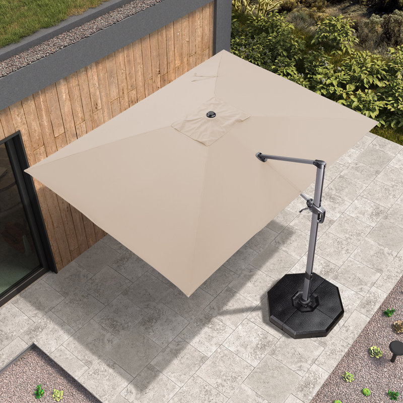274cm X 335cm Rectangular Cantilever Parasol, Beige