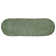 Anabella Polyester Chenille Braided Area Rug - Diluth Green