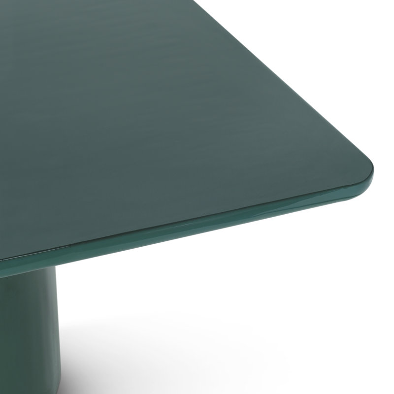 Alessia Coffee Table, Green, TALL 16.5" H x 23.75" L x 23.75" W
