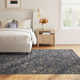 Sorrento Oriental Machine Made Power Loom Polyester Area Rug in Blue