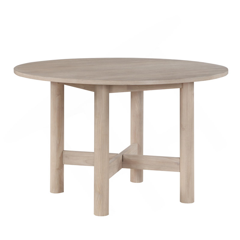 Gabby - Table de salle à manger ronde - Brun clair