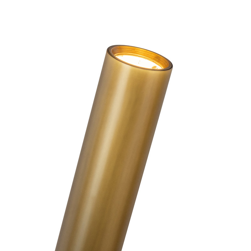 Mason 1 - Light LED Armed Sconce, Vintage Brass, 24.13" H x 4.75" W x 2.88" D
