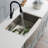 33'' L Farmhouse / Apron Single Bowl Stainless Steel Kitchen Sink