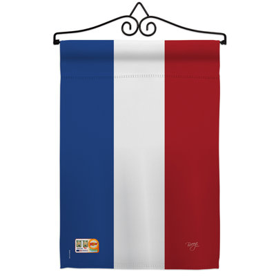 Impressions décoratives de polyester de 2 côtés 19 x 13 po  drapeau de jardin